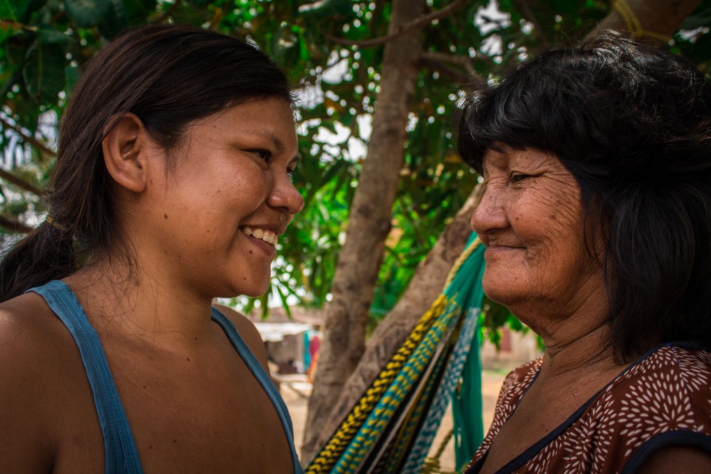 Luz maria y abuela